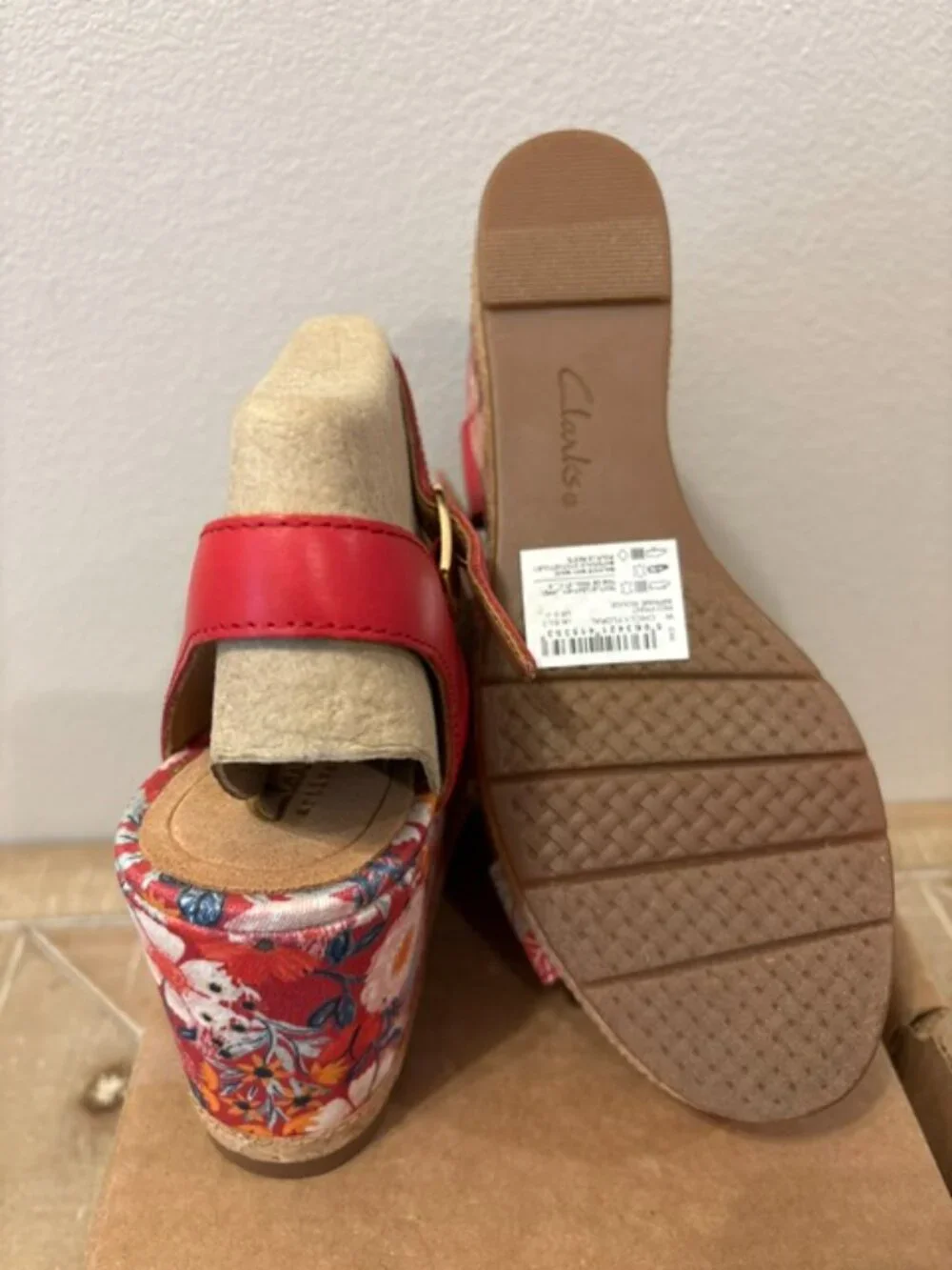 Clarks Artisan x Jane Floral Wedges -Chicly Floral - Picture 3 of 4